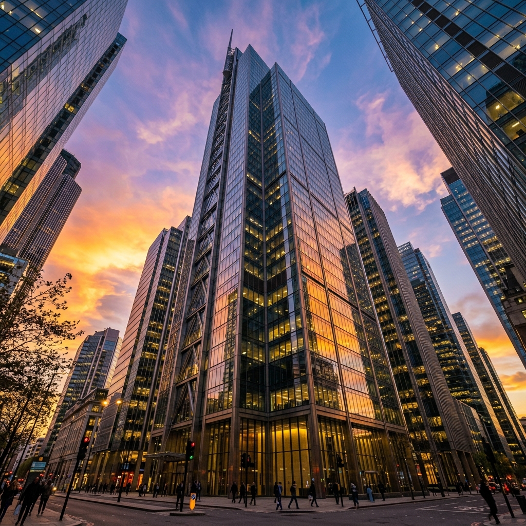 Affimintus Cityscape Sunset